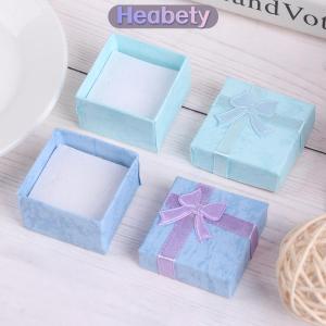 Heabety  10 chiếc bộ Hộp quà đựng trang sức Hộp đóng gói bằng giấy đựng vòng cổ khuyên tai nhẫn