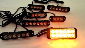 LED ไฟฉุกเฉินแบบแปะฝังยึดน็อต 3 LED 3W #03K, 6 LED 4K #06K, 12 LED 12K (รองรับ 12V - 24V)