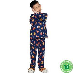 Kiminori RUNA.PP Setelan Piyama Anak Lengan Panjang