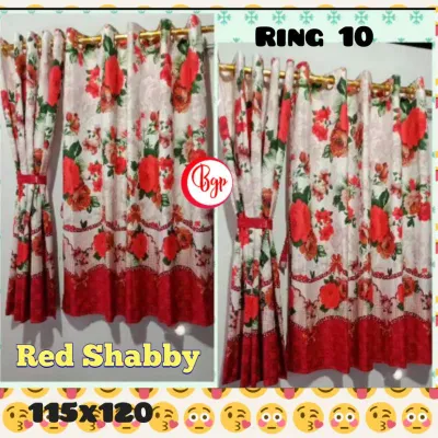 Gorden Jendela Smokring Motif Embos Gorden Smokring Jendela 10 Ring Murah