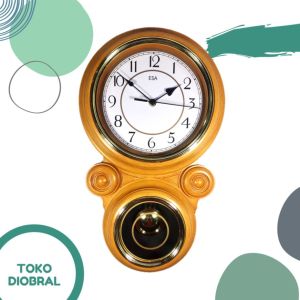 Jam Dinding Bandul dan bunyi melodi setiap jam dekorasi rumah