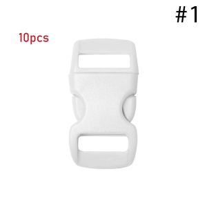 FLYING 4/10/50pcs Chất lượng cao Cong 3/8 andquot10mm Dây đeo cổ cho chó Bộ phận túi cắm trại Khóa phát hành bên Dụng cụ ngoài trời bằng vải