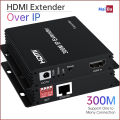 【Available】300M HDMI Extender over IP RJ45 Cat6 Cable 1080P HDMI to Ethernet Network Extender Support One TX to Many RX via Network Switch. 