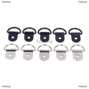 [COD] Yaokeqi 10pcs Stainless Steel D Shape Pull Hook Tie Down Anchors Ring Iron Cargo Tie Down Ring For Trailers RV Boats Accessories