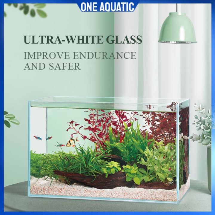 Super White Aquarium Tank Right Angle Water Grass Tank Glass Acrylic