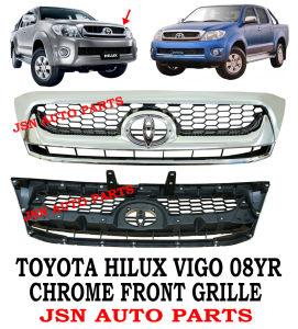 J121S02 CHROME GRILLE SALONG TOYOTA HILUX VIGO 08YR LORRY TRUCK AKSESORI