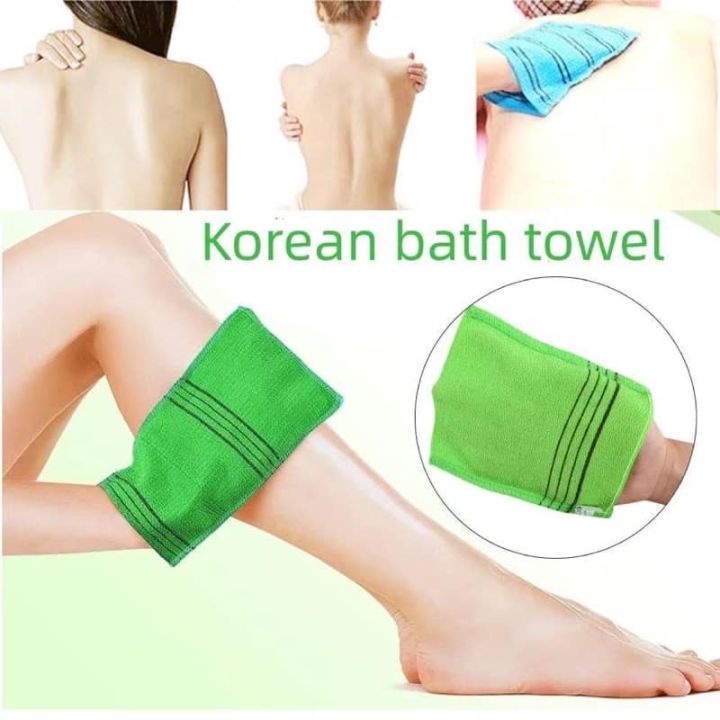 1pc Scrub Glove Korean Style Towel Mitt Body Exfoliating Viscose