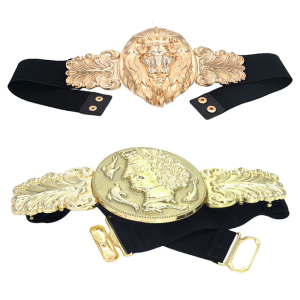 Ladies Waist Belt Fashionable Waist Ornament Decoration PU Leather Sash Elastic Waistband Decorative Cummerbund