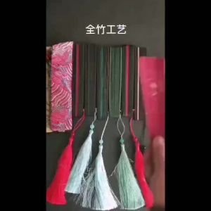 ร่มไม้ไผ่ ร่มพับย้อนยุค ฮันฟู เปิดและปิดง่าย ร่มคลาสสิก พกพาสะดวก เรียบง่ายและเรียบเนียน