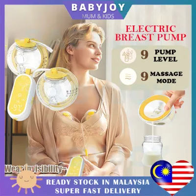 BABYJOY Breast Pump Handsfree Breastfeeding Electric Pump Pam Susu Elektrik Handfree Wireless Breast Pump