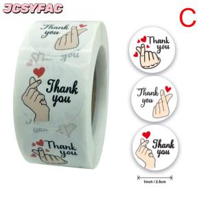 JCSYFAC Hoa Cảm ơn bạn dán nhãn quà tặng bao bì dán sinh nhật tiệc cưới