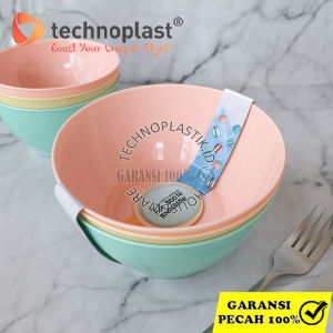 TECHNOPLAST Funtastic Macaron SET OF 3PCS MANGKOK BOWL WADAH MAKANAN