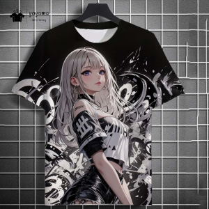 2025 Comic Mens T-Shirt Summer Outdoor Mens Top Trendy Versatile Oversized Mens Clothing Fashion O-Neck Men Short Sleeve Tee