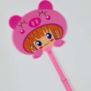 Pulpen Kipas Karakter Kartun Lucu / Kipas Bolpoint Motif Souvenir Lucu