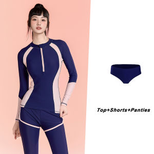 Sailbee dài tay Kem chống nắng Đồ bơi cho phụ nữ lướt sóng đồ bơi nhanh khô sứa phù hợp với thể dục dụng cụ bộ đồ lặn N221