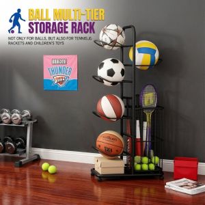 Basketball Storage Rack Put Ball Football Storage Basket Placed Rack Volleyball Stand Holder Space