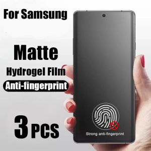 for Samsung Galaxy S24 S23 S22 Ultra Plus 5G 2024 SAM S 24 S 23 S 22 Plus S24Ultra Frosted Matte Screen Protector Soft Hydraulic Film Full Cover Hydrogel Film HD Clear Protective