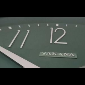 JAM DINDING SAKANA 412 BESAR 40x40x5cmORIGINAL MOVMENT BERGARANSI