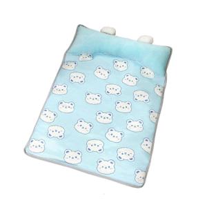Cooling Pet Mat For Dog Cats Nonslip Ice Silk Bedding Small Pet Bed Pad With Lovely Pattern for Small Breeds Resting
