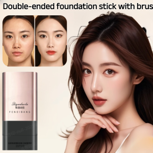 【FAMMY FAEY】Concealer Foundation Stick Water Light Double Head Cream Muscle Brightens Skin Tone Lasting Without Makeup双头粉底棒