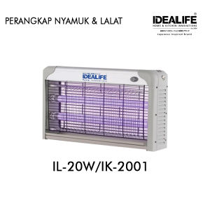 IDEALIFE Perangkap Nyamuk dan Lalat Insect Killer - Alat Pembunuh Nyamuk dan Serangga
