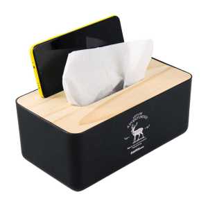 Kotak Tempat Tisu Tissue Aesthetic dengan Holder Smartphone