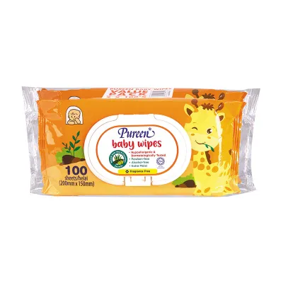 Pureen Baby Wipes FRAGRANCE-FREE 30s / 80s / 100s