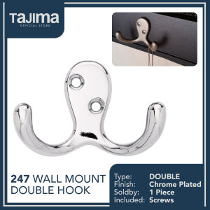 Tajima Coat Hat Bag Clothes Robe Door Hook for Bathroom Kitchen Living Room (1 PC)