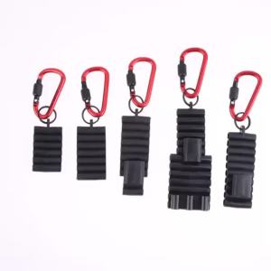 xpkQ Portable Rubber Screwdriver Bit Holder With Carabiner Keychain Bits Holder Multi Cross Driver Bit Organizer Sleeve Holder Y5R7K