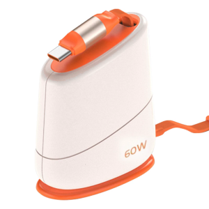 60W Retractable Type C To Type C Charging Cable USB Power Delivery Cable for Fast Charging Laptops Tablets Smartphones