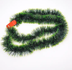 Slinger Natal Hijau Daun Hijau Salju Dekorasi Pohon Natal Merry Christmas