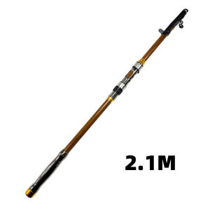 Spinning Fishing Rod 2.1-2.7M Carbon Fiber SuperLightPortable ultra-hard Telescopic Pole Rod High Strength Fishing Rod
