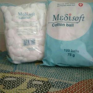 Promo Medisoft Cotton Ball 75g 12 Pcs / Kapas Bulat 120 Balls