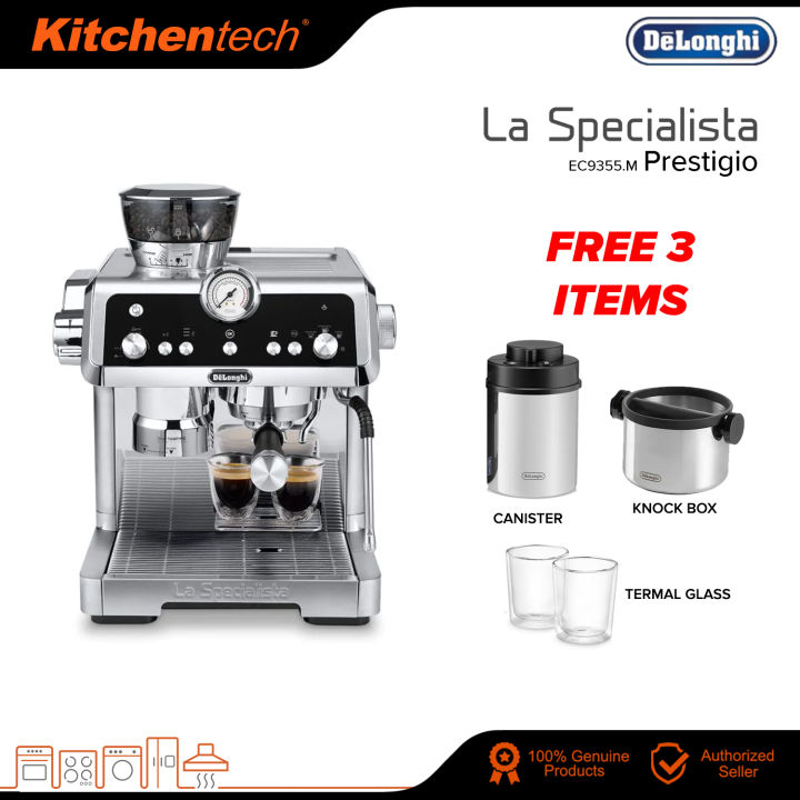 DeLonghi La Specialista Prestigio EC9355.M Manual Pump Driven Espresso