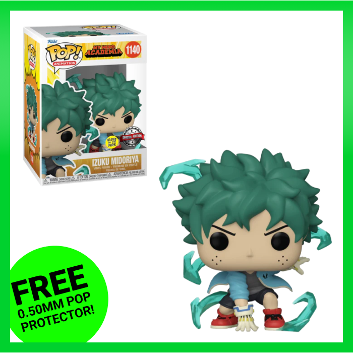 Animation My Hero Academia Deku (Izuku Midoriya)Glow In The Dark (Special Edition) #1140 Funko Pop Figur