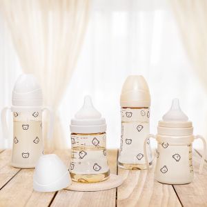 [ Tách Set Chính Hãng ] Bình Sữa Grosmimi Gấu/Olive/Cherry 200ml/300ml Hàn quốc