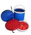 Xô đựng nước 11L gấp gọn tiện dụng cho việc rửa xe, đi du lịch. 