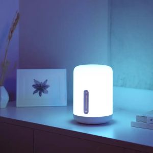 NEW Xiaomi Mijia Smart Bedside Lamp 2 Night Light Voice Control Touch Switch Red Mi Home App Led Bulb For Homekit Siri