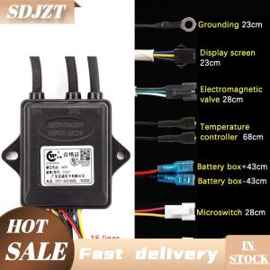 SDJZT Universal DC 3V Gas Stove Water Heater Double Ignition With Temperature Control And Display Pulse Igniter Switch
