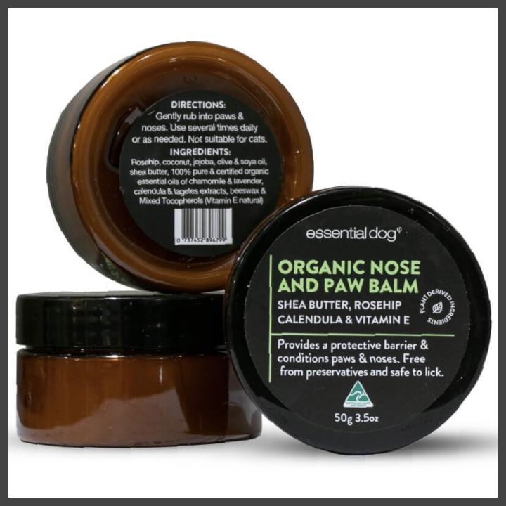 Essential Dog Organic Nose Balm and Paw Balm (50g) Lazada