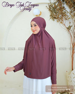 Hijab Bergo Tali Lengan jersey / Hijab Bergo Lengan Syari