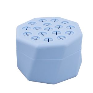 IIU Reusable Spiral Ikebana Stem Holder 17 Holes Flexible Silicone Blossom Grid Easy To Clean Waterproof Flexible Floral Stem Holder Bouquet Shaping
