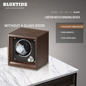 BLUETIDE【TPD Mode】Watch Winder Box Automatic for 1/2/4/6 slot wood watch box storage With Quiet Motor