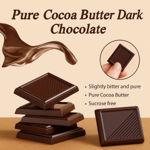 🍫 Pure Indulgence Treat 🍫 Sugar Free Dark Chocolate Highend Couple Chocolate Pure Cocoa Butter Chocolate Russian Flavor Chocolate Healthy Snack Zero Cane Sugar Sweetness