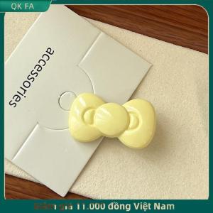 QK FA ✨ Kawaii Bow kẹp tóc tóc phụ kiện dễ thương Cô Gái Trái Tim Side Clip bangs khí đồ trang sức