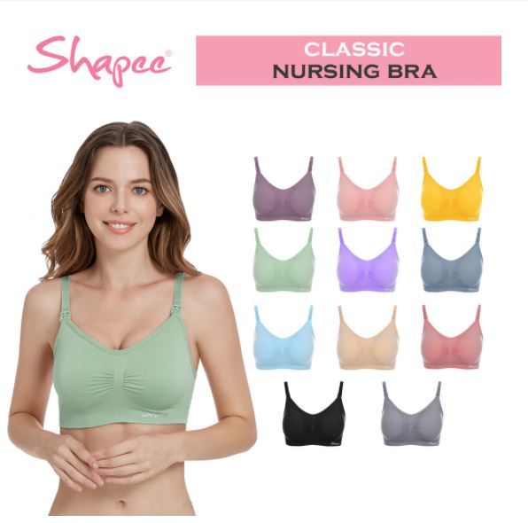 Shapee Classic Nursing Bra (Yellow Gold) [32B to 38C Cup]3D Seamless Design  with Improved Non