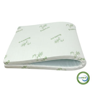 ONES DREAMAX Oana Bamboo Memory Foam Topper Elastic Straps Mattress Protector