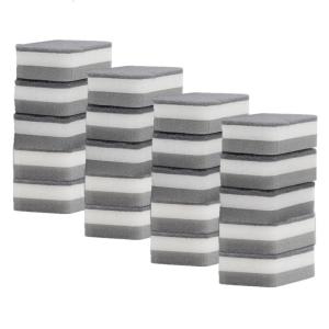 Three Tiers Curved Corner Wiping Pad Automotive Surfaces Care Sponge Solid Makeup Auto Finishing Kitchen Tool Maintenance