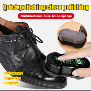 Genuine Polish and brighten Double-sided leather shoe shine sponge
