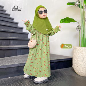 Shahia Servantina - Orla Oneset & Ara Set Dress Series Rayon Anak Perempuan